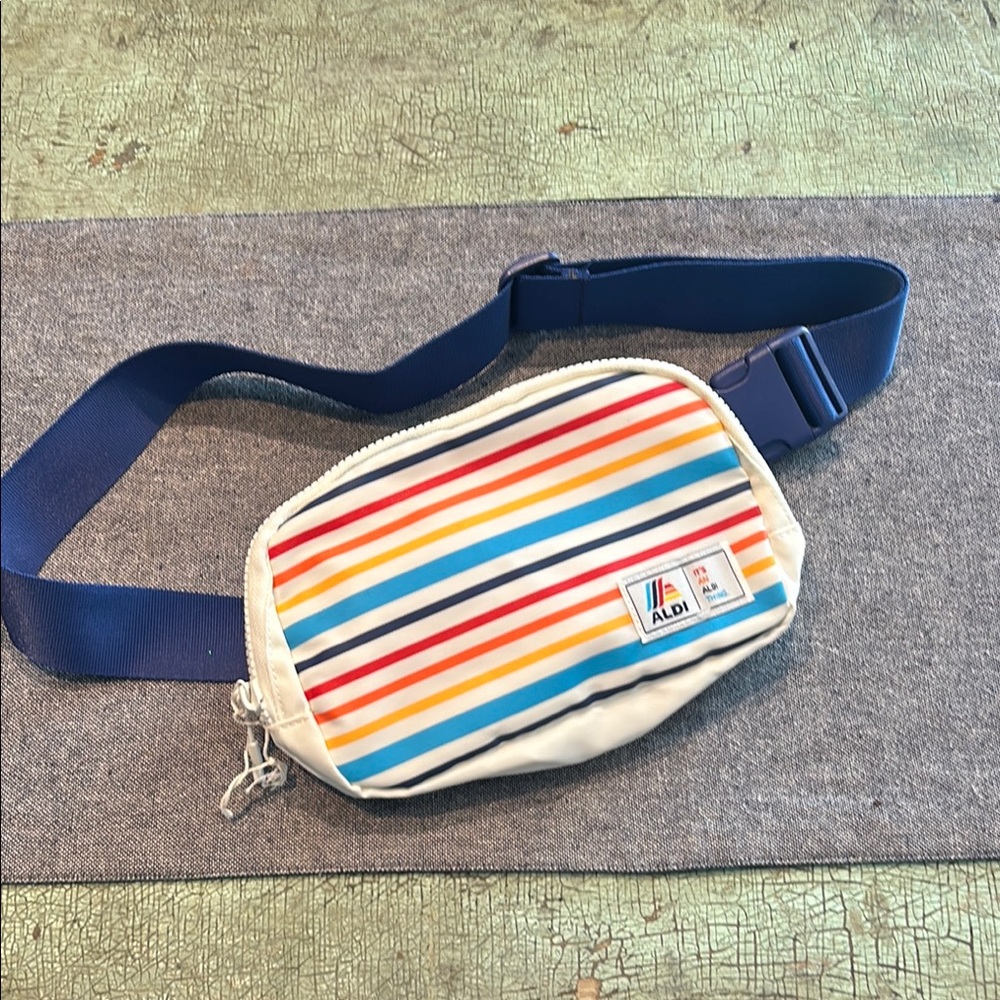 2024 ALDI Gear Fanny Belt Bag Iconic Rainbow Colors